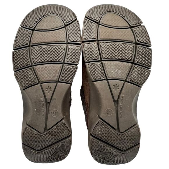Dansko Eartha Suede Leather Slip‎ On Clog Comfort Shoes Size 37 Brown 6.5-7 - Picture 6 of 11